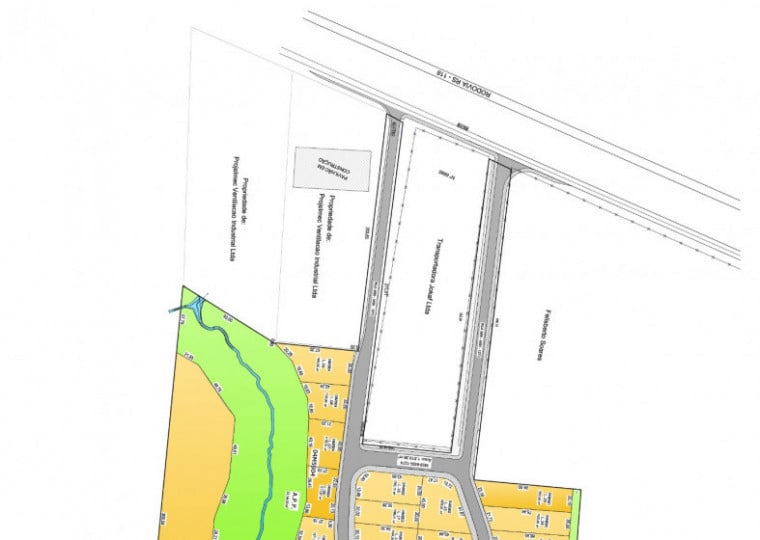 Distrito Industrial está localizado no Passo de Sapucaia, às margens da BR-118, e conta com 86 lotes