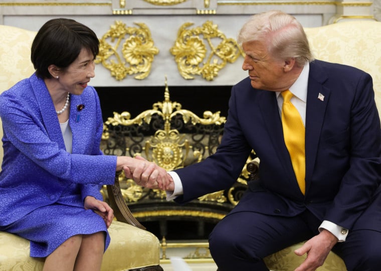 Takaichi defendeu que Trump &eacute; o &uacute;nico capaz de alcan&ccedil;ar a paz no mundo