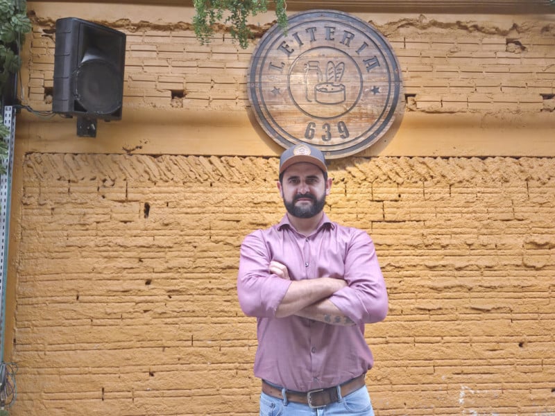 Tiago Leite, empreendedor &agrave; frente do Grupo Leiteria<br />Foto: GUSTAVO MARCHANT/ESPECIAL/JC