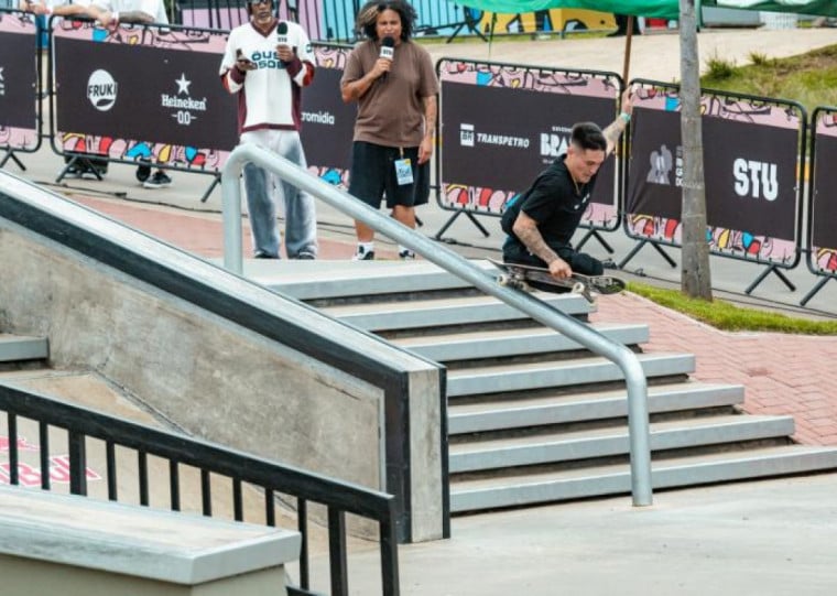 Curitibano Felipe Nunes ficou com o primeiro lugar no paraskate
