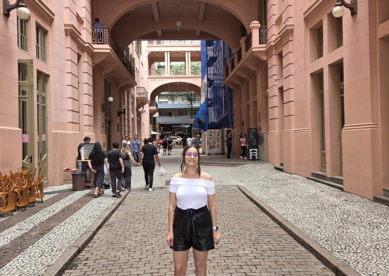 Foi nos corredores da Casa de Cultura Mario Quintana que a arquiteta Cristina Todeschini, de 33 anos, compartilhou sua visão sobre a cidade que a acolheu há quase 11 anos