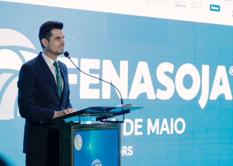 Marcos Eduardo Servat, presidente da Fenasoja, diz que o agronegócio segue como um dos pilares da feira