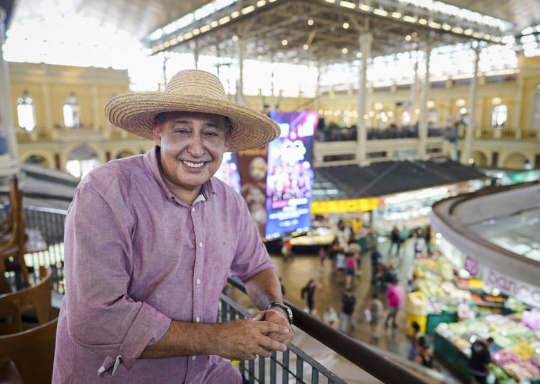 Melo elegeu o Mercado Público como o seu lugar preferido na cidade