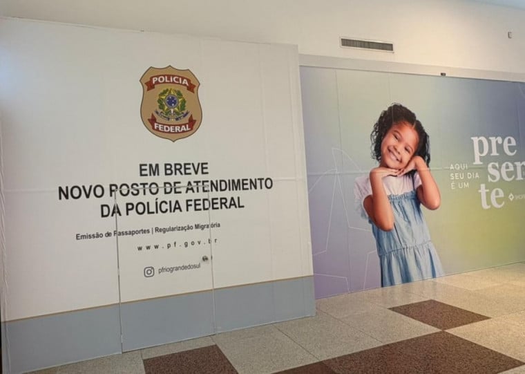 Espa&ccedil;o no Shopping Pelotas ter&aacute; servi&ccedil;os de passaporte e imigra&ccedil;&atilde;o da Pol&iacute;cia Federal