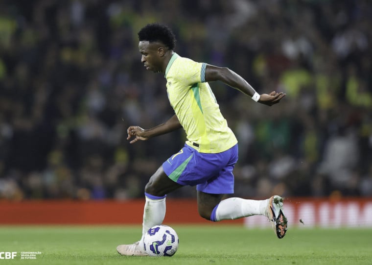 Seleção do atacante Vini Jr tem teste forte contra franceses em Boston