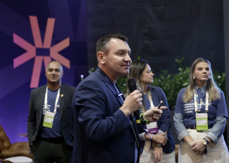 Irm&atilde;o Manuir Mentges tratou da import&acirc;ncia da institui&ccedil;&atilde;o se manter presente em eventos desta magnitude