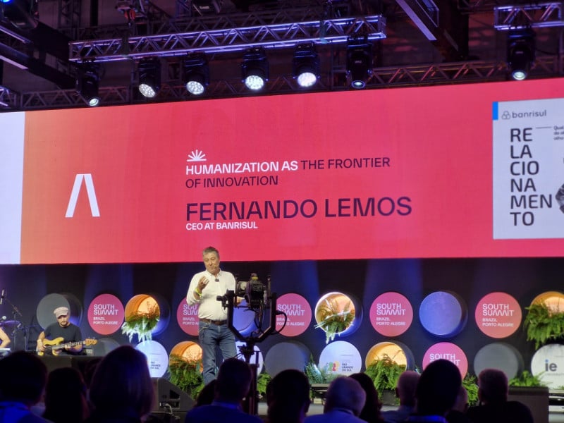 Fernando Lemos, CEO do Banrisul<br />Foto: J&uacute;lia Fernandes/Especial/JC