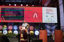 O encontro contou com a presença do governador do Estado, Eduardo Leite