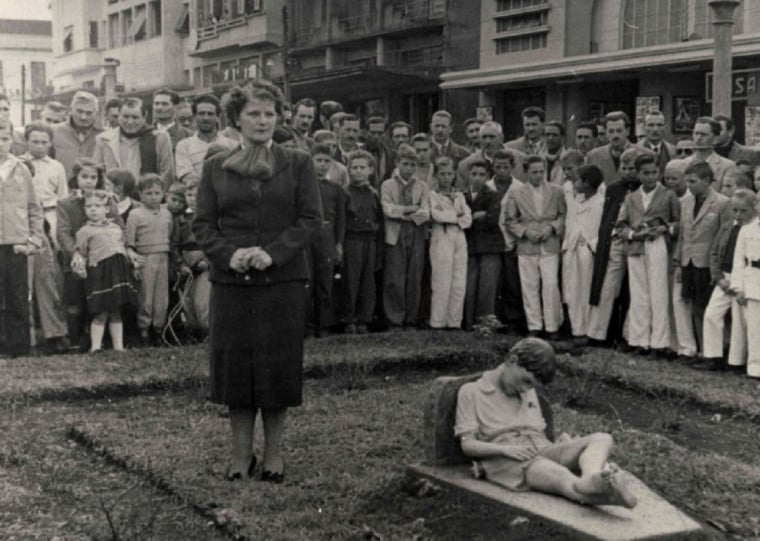 Pe&ccedil;a foi doado ao munic&iacute;pio em 30 de abril de 1952, durante as comemora&ccedil;&otilde;es do anivers&aacute;rio de 34 anos de Erechim | Arquivo Hist&oacute;rico/Prefeitura de Erechim/Divulga&ccedil;&atilde;o/Cidades