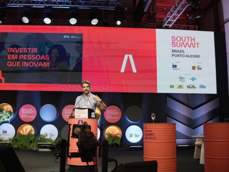 O encontro contou com a presen&ccedil;a do governador do Estado, Eduardo Leite<br />Foto: SOUTH SUMMIT BRAZIL/DIVULGA&Ccedil;&Atilde;O/JC