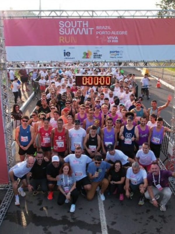 South Summit Run reúne corredores na Orla do Guaíba em Porto Alegre