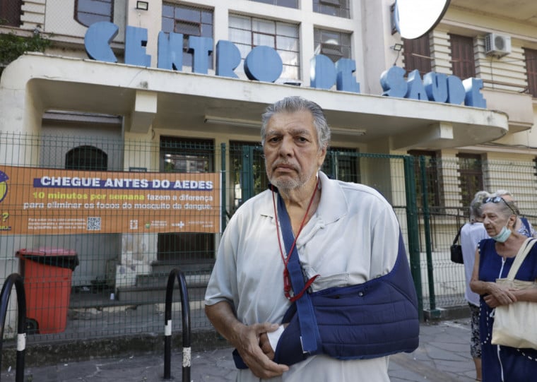 José Américo Azambuja foi um dos idosos que encontrou o Posto de Saúde Modelo fechado 