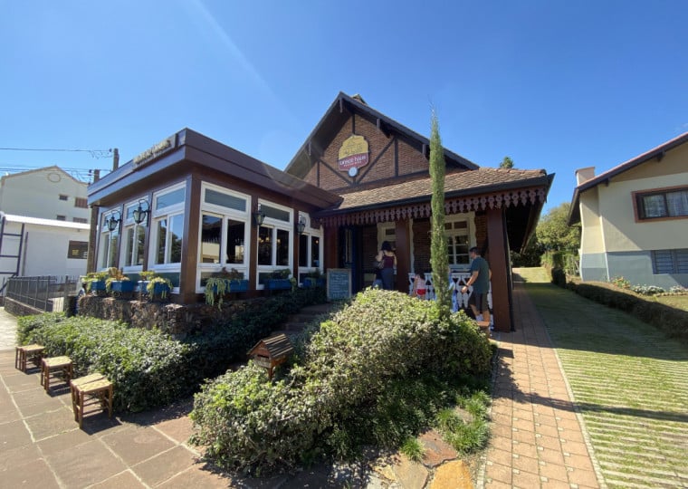 Unser Haus funciona há 17 anos na Avenida 15 de Novembro, nº 809, em Nova Petrópolis