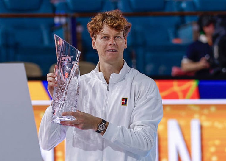 Sinner domina Lehecka e conquista duplo troféu em 2026