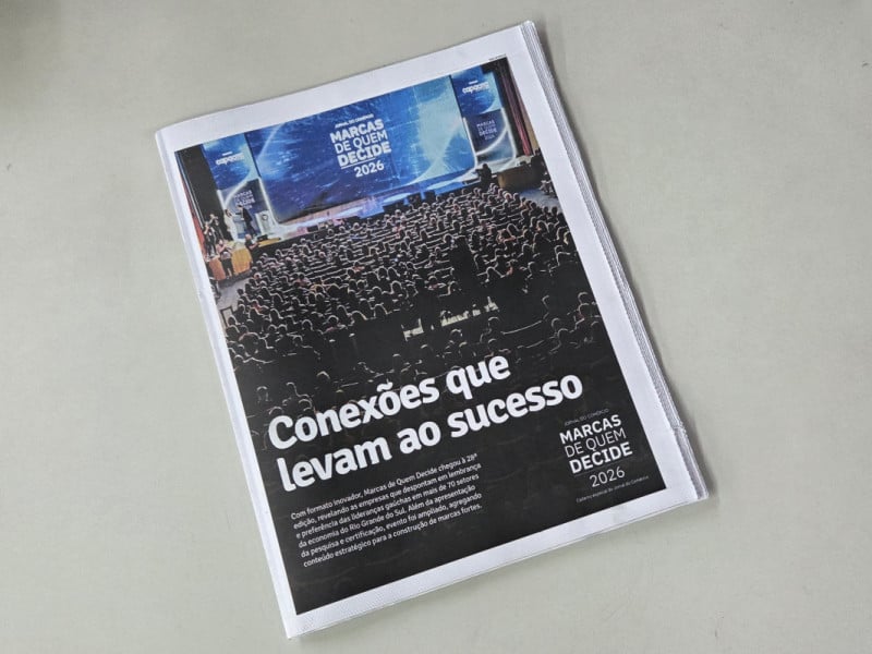 Caderno Marcas de Quem Decide 2026<br />Foto: FABIOLA CORREA/JC