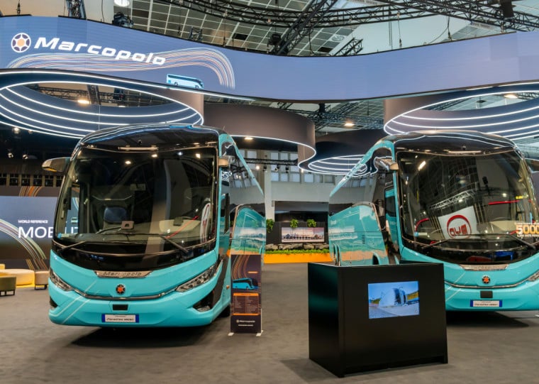 Marcopolo deve entregar em 2026 os primeiros 15 veículos e, em até 5 anos, totalizar 300 ônibus ao mercado europeu