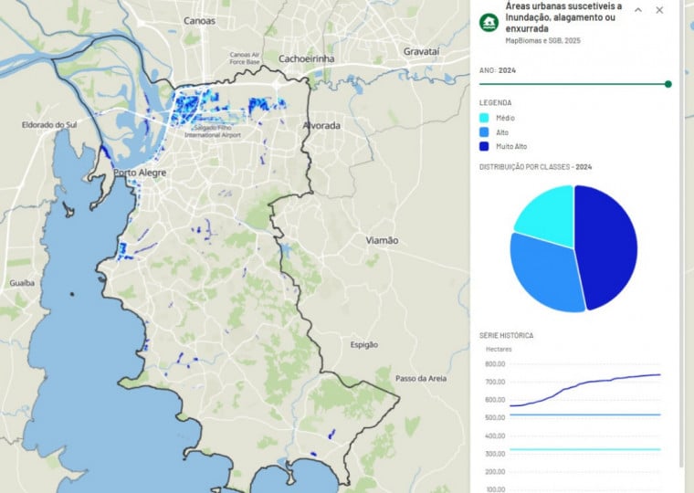 Site permite localizar diferentes territórios; Porto Alegre está mapeada