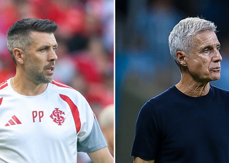 Paulo Pezzolano e Luís Castro medem forças neste sábado no clássico Gre-Nal válido pela 11ª rodada do Brasileirão 