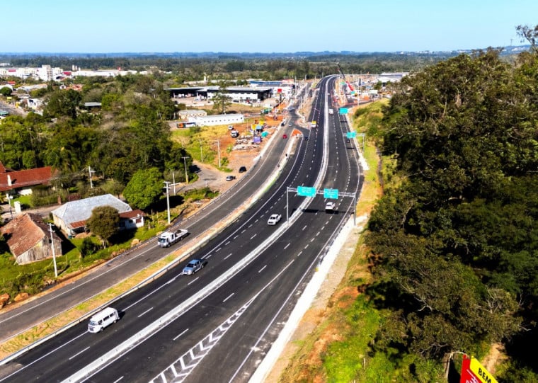 Trecho urbano de Santa Cruz do Sul esteve na primeira parte da duplicação da RSC-287