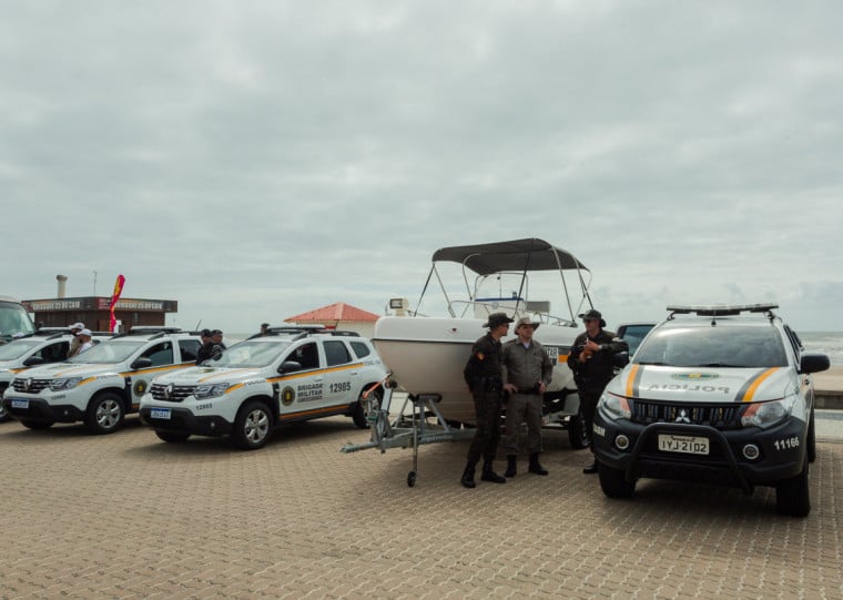 Chegada de novos veículos para a BM ajudou a para reforçar ações na região
