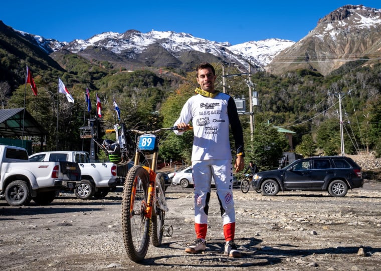 Praticante do Downhill, paixão de Lanfredi pela bicicleta vem de berço