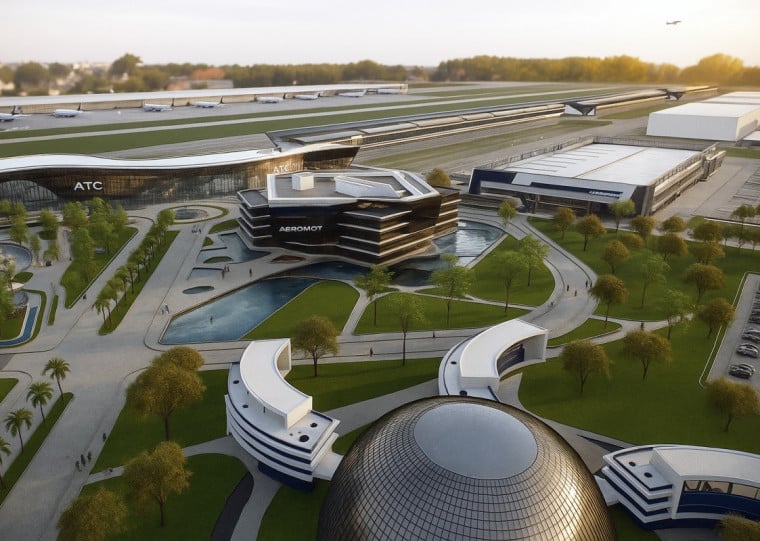 O complexo aeronáutico em desenvolvimento é liderado pela Aeromot 