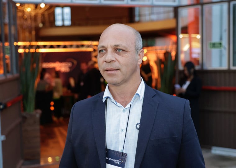 Leandro Balardin, prefeito de Cachoeira do Sul durante o Mapa Econômico do RS em Cachoeira do Sul