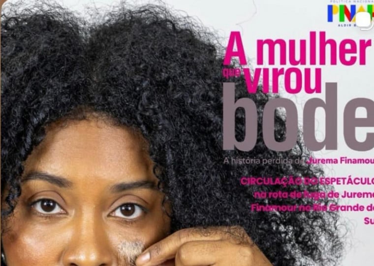 Circulação estadual do espetáculo 'A mulher que virou bode' começa neste domingo em Rosário do Sul, onde foi presa a jornalista Jurema Finamour 