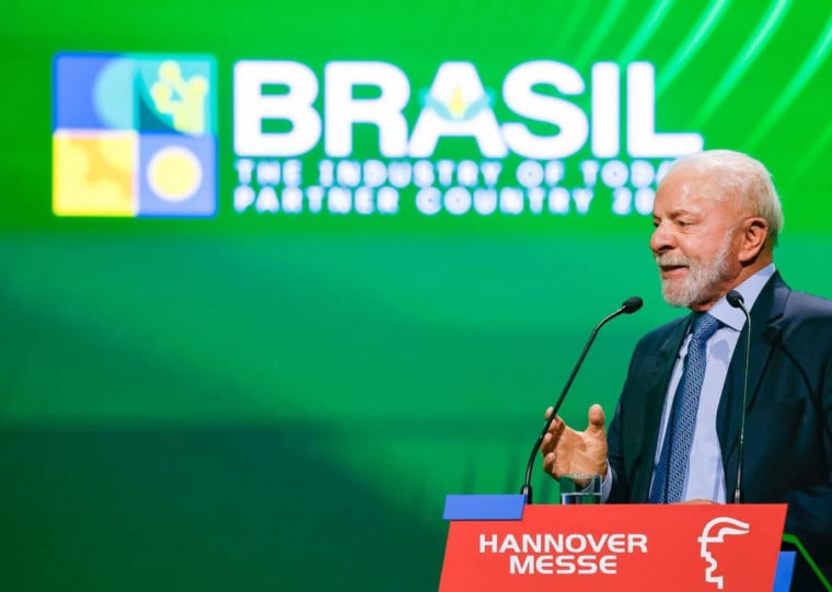 Lula destacou que o transporte figura atualmente como um dos principais gargalos de descarbonização da Europa