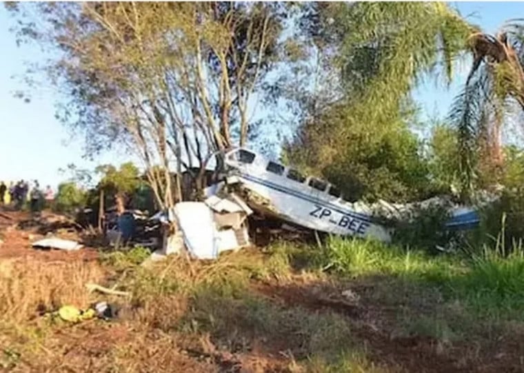 Avião fazia parte de uma operação que transportava US$ 5 milhões e R$ 15 milhões de Ciudad del Este para Assunção