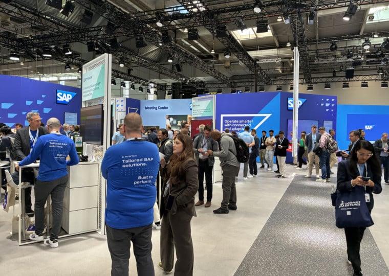 Estande da gigante alemã SAP propõe redefinir a cadeia de suprimentos da manufatura