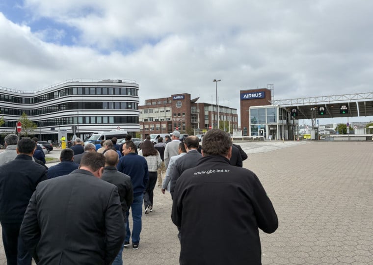 Roteiro técnico de duas horas teve a participação de 48 pessoas da comitiva brasileira em Hannover.
