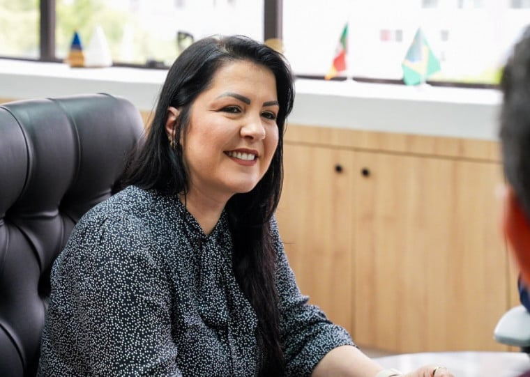 Adriane Perin de Oliveira, prefeita de Nonoai e ex-presidente da Famurs