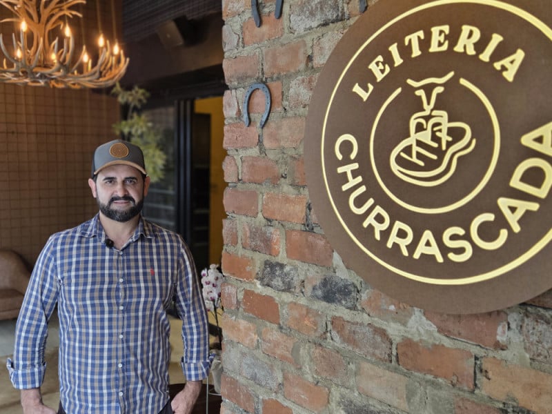 A Leiteria Churrascada &eacute; a mais nova opera&ccedil;&atilde;o comandada por Tiago Leite<br />Foto: Isadora Jacoby/Especial/JC