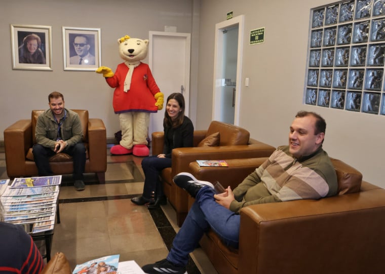 Visita da comitiva da Tricofest, de Nova Petrópolis