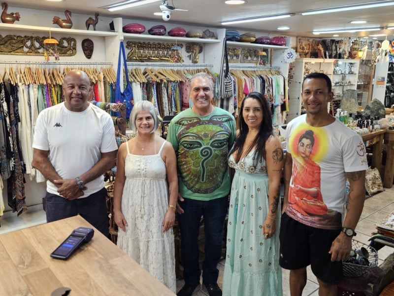 As pedras s&atilde;o destaque na loja<br />Foto: Nathan Lemos/JC