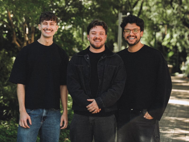 Felipe Huff, Bruno Petinelli e Paulo Munhoz, do PoliStudio<br />Foto: POLIESTUDIO/DIVULGA&Ccedil;&Atilde;O/JC