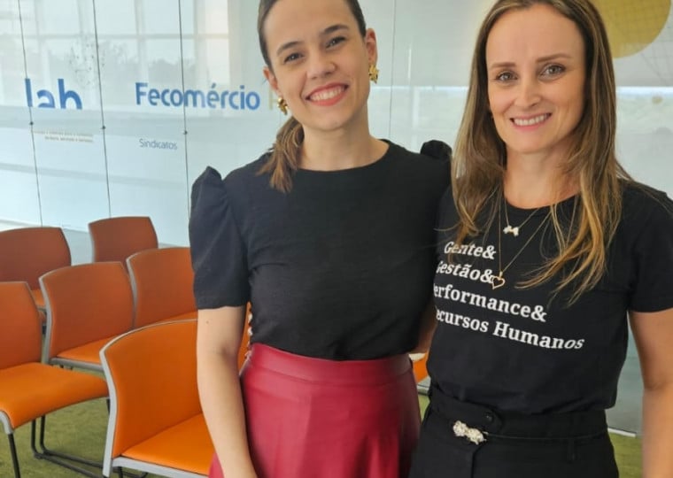 Fabiane (dir.) teve apoio da mentora Juliana, do Lab Fecomércio-RS