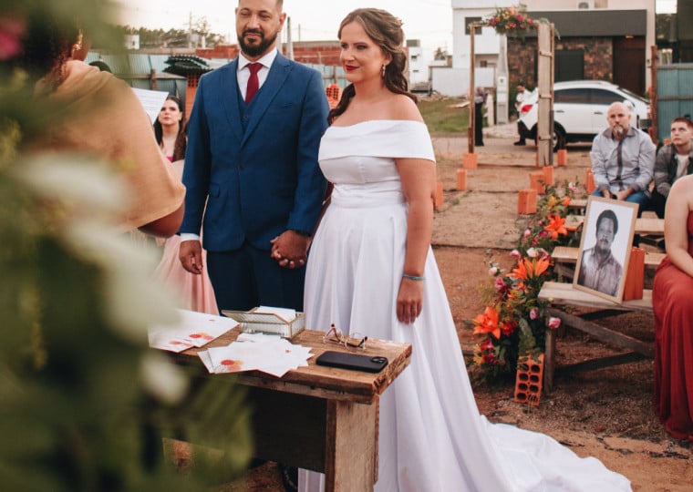 Cássia Bernardy e Daniel Mariano acreditam no simbolismo da palavra construção