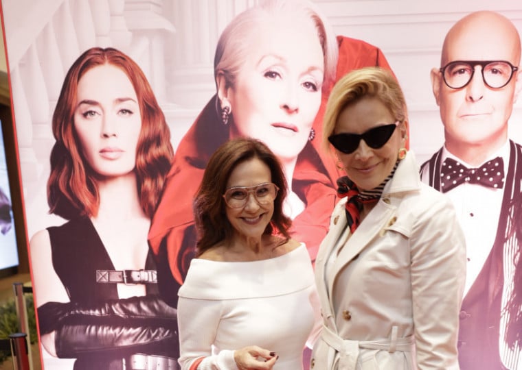 Nailê Mariano da Rocha Santos, gerente-geral do Shopping Iguatemi, e Madeleine Müller, produtora de moda