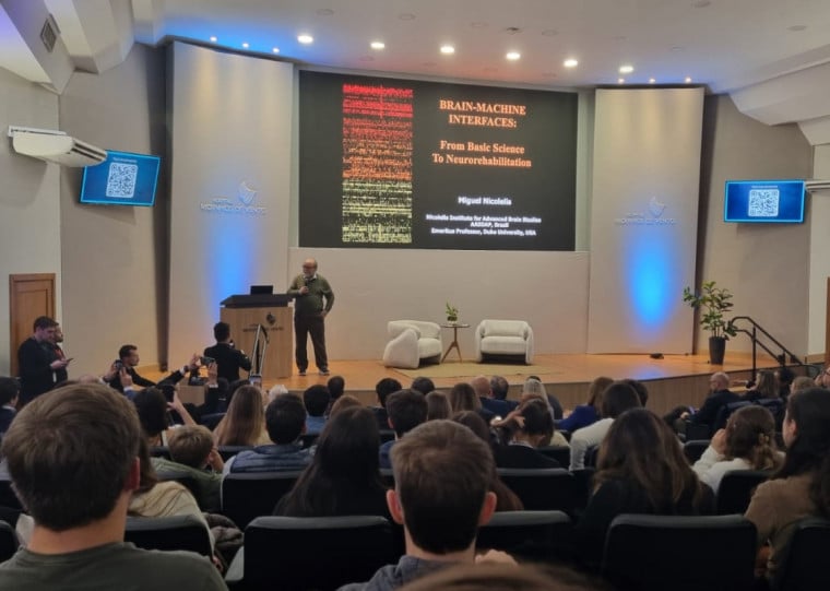 Miguel Nicolelis realizou palestra sobre o que a medicina pode (e não pode) esperar da inteligência artificial