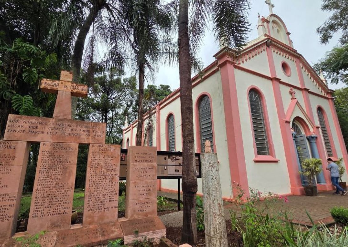 Santu&aacute;rio do Caar&oacute;, em Caibat&eacute;, guarda mem&oacute;ria do mart&iacute;rio de padres jesu&iacute;tas | L&iacute;via Ara&uacute;jo/Especial/Cidades