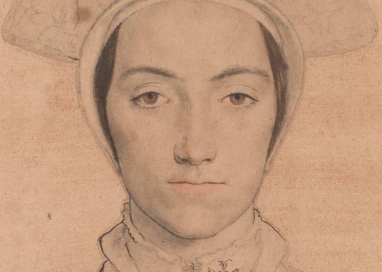 Retrato de mulher desconhecida, que pode se tratar da rainha Ana Bolena, do retratista Hans Holbein
