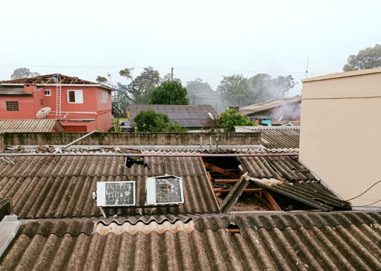 Destelhamento na UBS da cidade prejudicou os atendimentos e danificou aparelhos