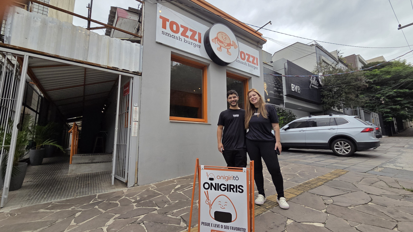 Menos de um ano ap&oacute;s inaugurarem a Tozzi, os empreendedores apostaram na marca de onigiri | J&Uacute;LIA FERNANDES/ESPECIAL/JC