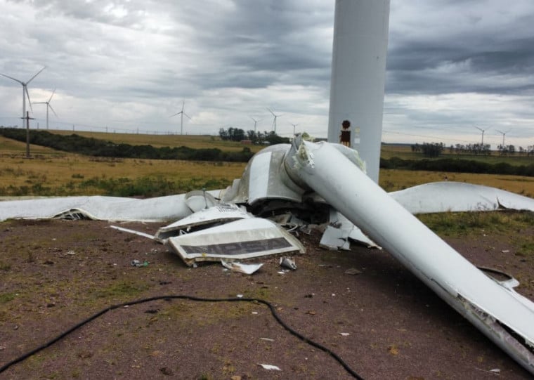 Equipamento de energia eólica instalado em Santana do Livramento estava inativo