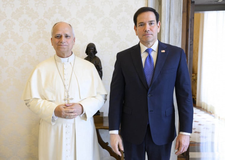 É a primeira visita entre o papa e um membro do gabinete de Trump em quase um ano
