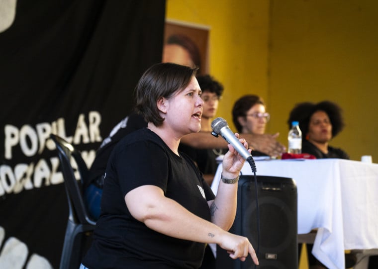 
Priscila Voigt, pré-candidata da Unidade Popular - UP - ao governo gaúcho