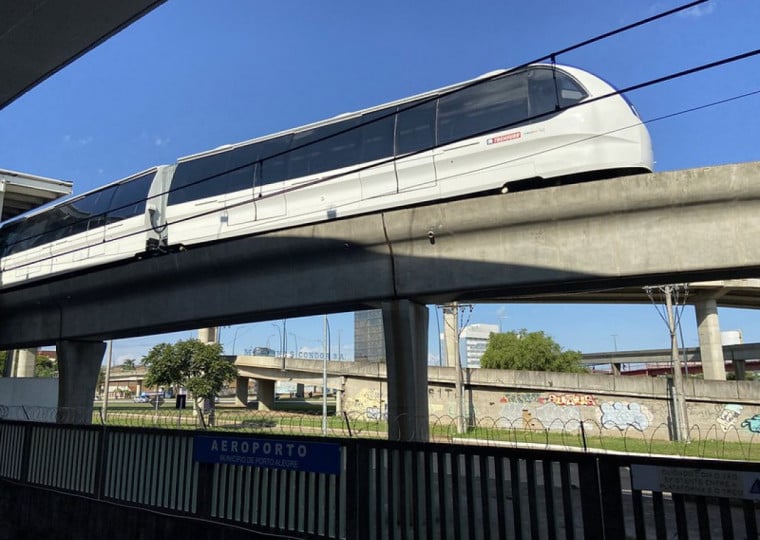 O sistema do aeromóvel sofreu danos em equipamentos e infraestrutura em razão das enchentes de 2024