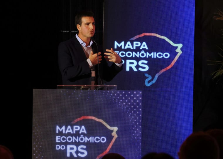 O diretor-presidente do Jornal do Comércio, Giovanni Jarros Tumelero, participou da abertura do evento